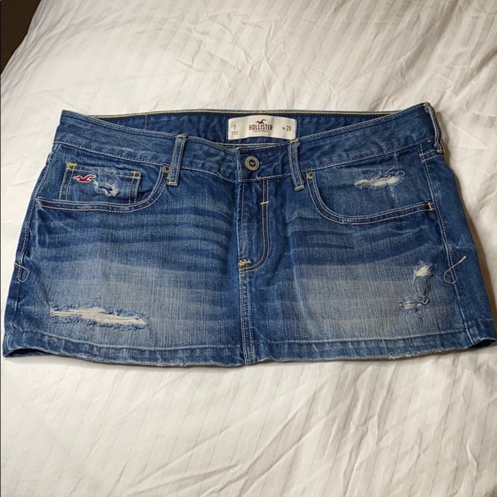 Hollister Denim MINI Skirt